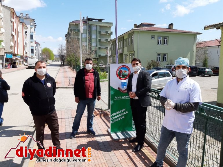  el Belediyesi Karakoçan istasyonu dezenfektan kurdu karşı koronavirüse 5