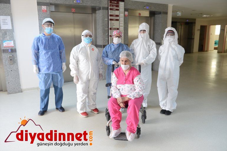 edildi - taburcu kadın kazanan 72 Kovid-19 yaşındaki MALATYA mücadelesini 4