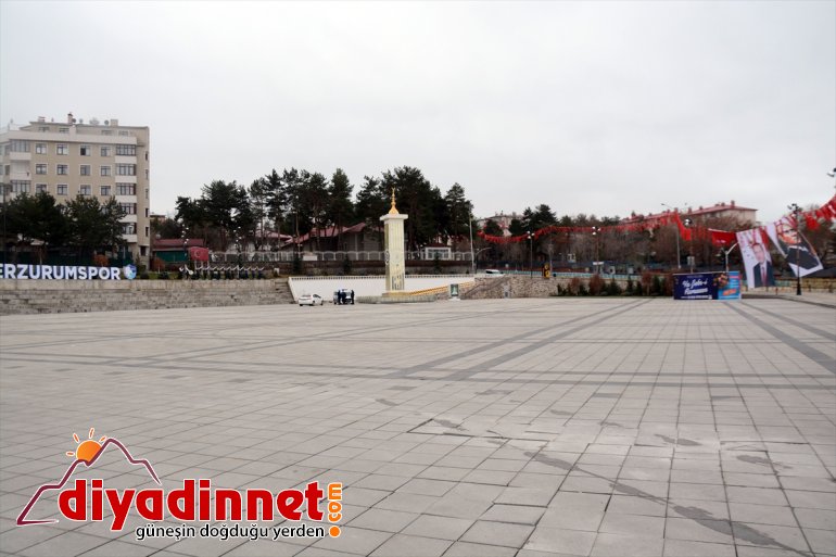 boş ardından sokağa kaldı çıkma kısıtlamasının sokaklar ve cadde Erzurum