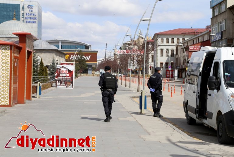 kaldı sokaklar boş - ve Sokağa ERZURUM kısıtlamasının çıkma başlamasıyla cadde 5