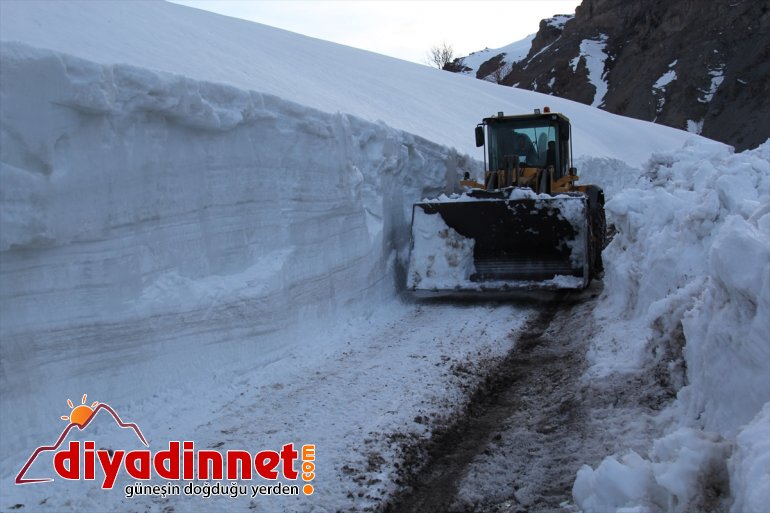 kapanan nedeniyle yolu - kar VAN Kışın açıldı mezra 7