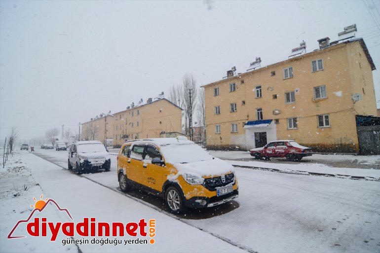 büründü beyaza yağışıyla kar  Ovacık 5