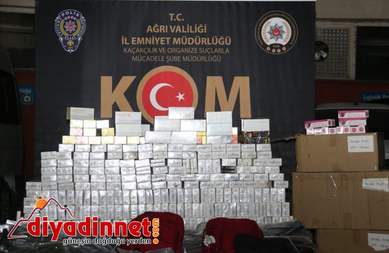 Kargoyla kaçakçılık polisin takibinden kaçmadı