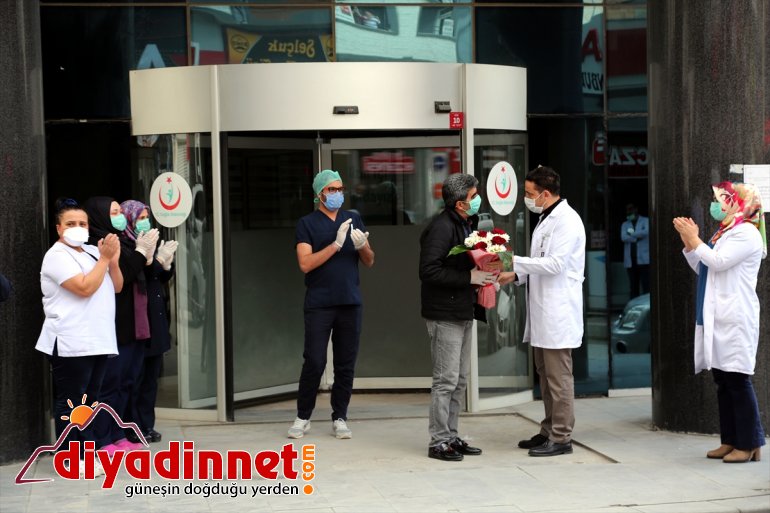 alkışlarla tamamlanan kişi Kovid-19 edildi 3  Van