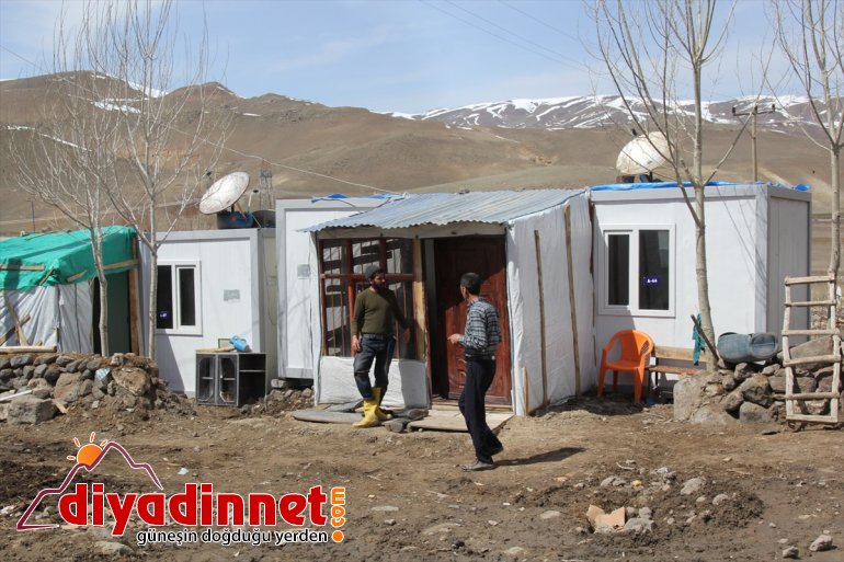 yerleştiriliyor konteynerlere Van