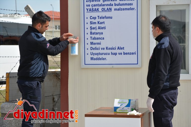 Cezaevinde Patnos - üst düzeyde en koronavirüs tedbirleri AĞRI 6