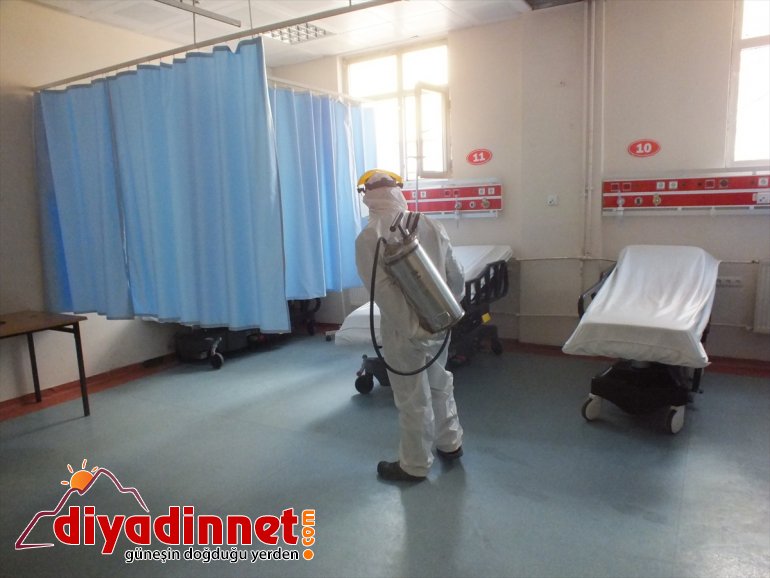 Malazgirt Hastanesinde Devlet koronavirüs tedbirleri 3