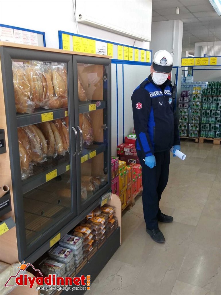 işletmelere Kovid-19  zabıta sıkı Erzurum