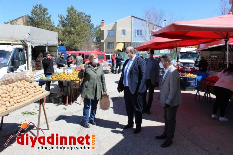 Başkanı semt maske Kovid-19