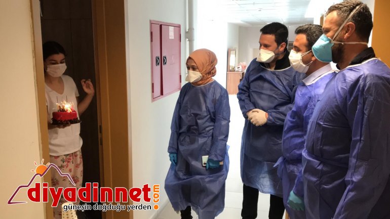 KYK da karantinaya alınan vatandaşa doğum günü sürprizi2