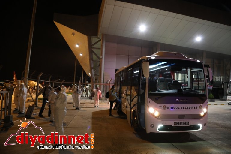 THY vatandaşı Türk getirildi 125 Bingöl