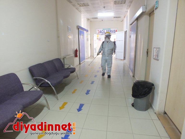 Malazgirt Devlet Hastanesinde koronavirüs tedbirleri