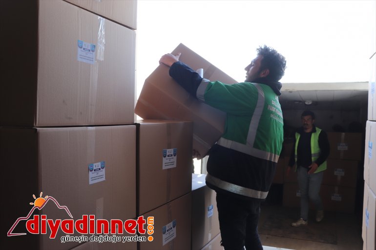 desteği maske bin Sağlık Bakanlığına Belediyesinden 400 Ağrı 2