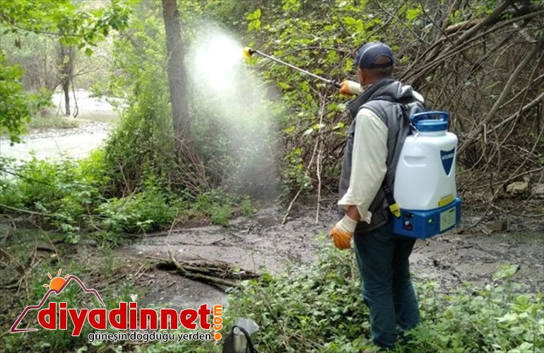 mücadele haşere ile Keban Belediyesinden çalışması 6