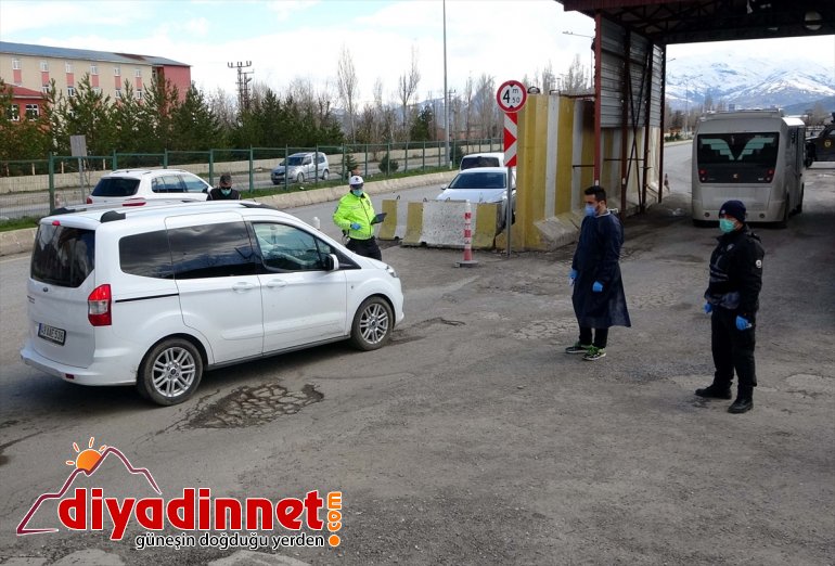 taramasından ve yolcular Sürücü - MUŞ koronavirüs geçiriliyor 6