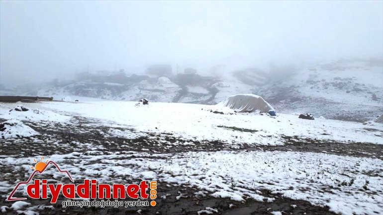 - kesimler büründü beyaza AĞRI Yüksek nisanda 3