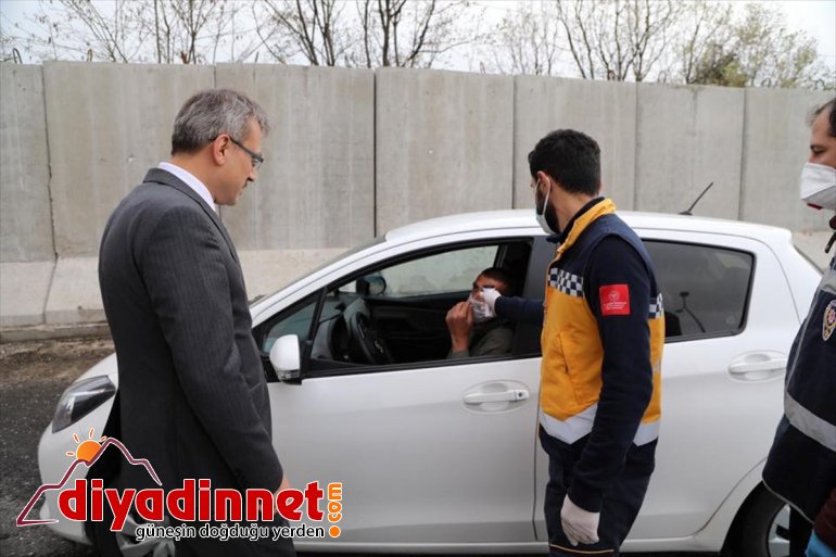 Bingöl Valisi Kadir Ekinci'den Kovid-19 denetim noktalarına ziyaret