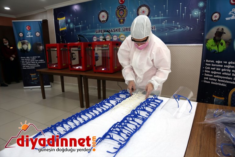 - üretiyor ihtiyaçları kendi VAN koruyucu yüz için siperlik Polisler 7