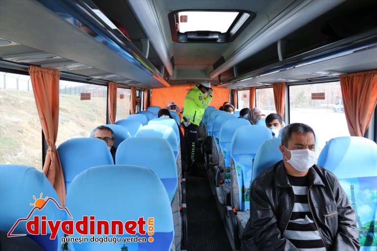 Kovid-19 mesaisi polislerin Erzurum