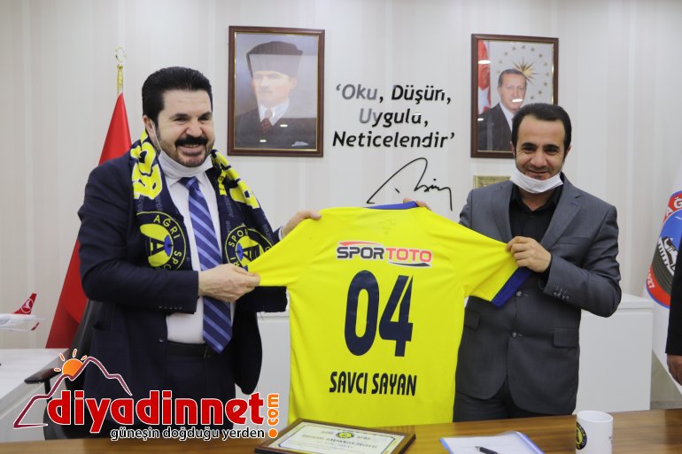 Savcı Sayan Ağrı Spor un Onursal Başkanı Oldu3