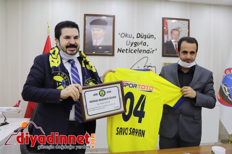 Savcı Sayan Ağrı Spor un Onursal Başkanı Oldu4