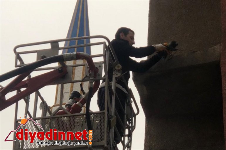 takılan Tele itfaiye - güvercini AĞRI ekipleri kurtardı 2