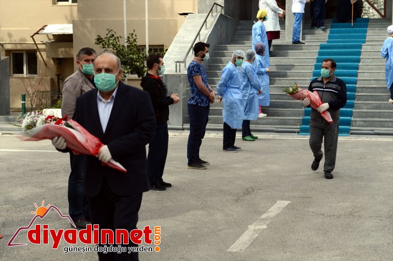 edildi tedavisi alkışlarla Kovid-19 - tamamlanan 3 kişi taburcu VAN 2