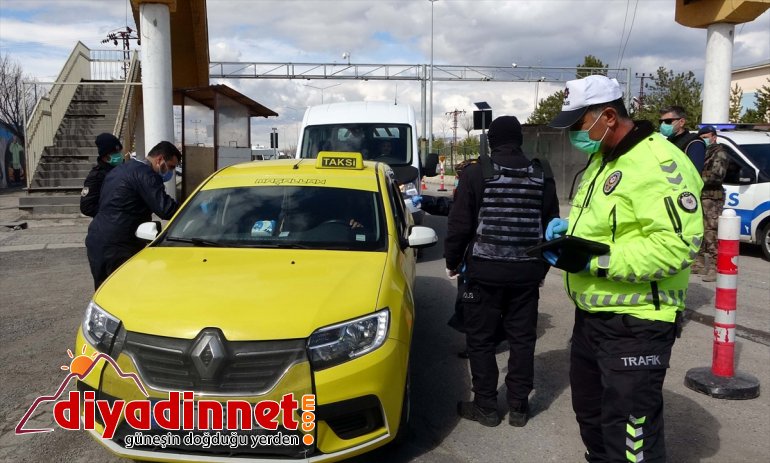 - koronavirüs MUŞ Sürücü taramasından ve geçiriliyor yolcular 4