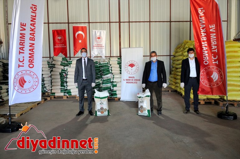 Bingöl'de çiftçiye yüzde 75 hibeli tohum dağıtımına başlandı