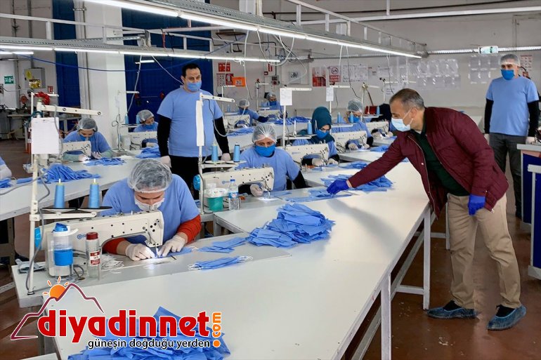 başladı için Tekstil - TUNCELİ atölyesi üretime vatandaşlara ücretsiz dağıtmak maske 3
