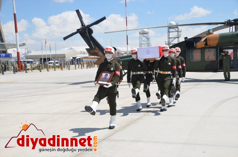 olan rahatsızlanarak şehit nöbet uğurlandı törenle Hakkari