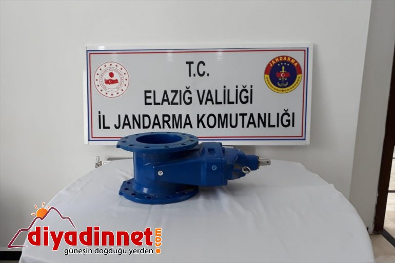Elazığ'da su vanasını çalan hırsız yakalandı