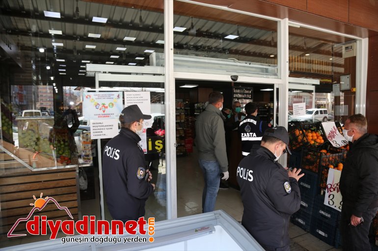 kapsamında denetimi VAN market operasyonu Koronavirüs önlemleri ve - dilenci 2