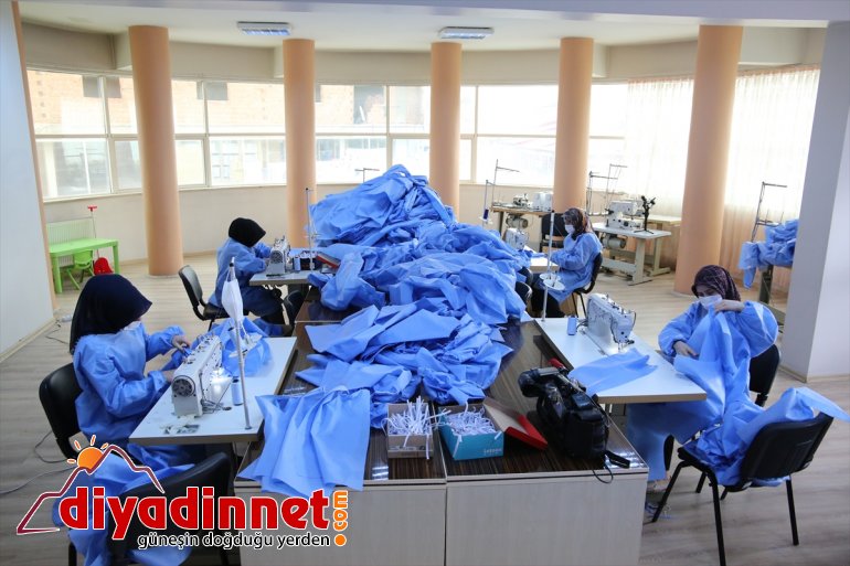 Kovid-19 ve fedakarca desteği ile tulum sağlıkçılara eden önlük mücadele 4