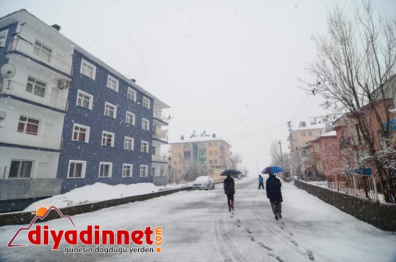 kar  beyaza Ovacık yağışıyla büründü 4