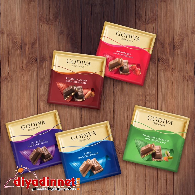 Godiva'dan yeni 'Kare Çikolata'lar