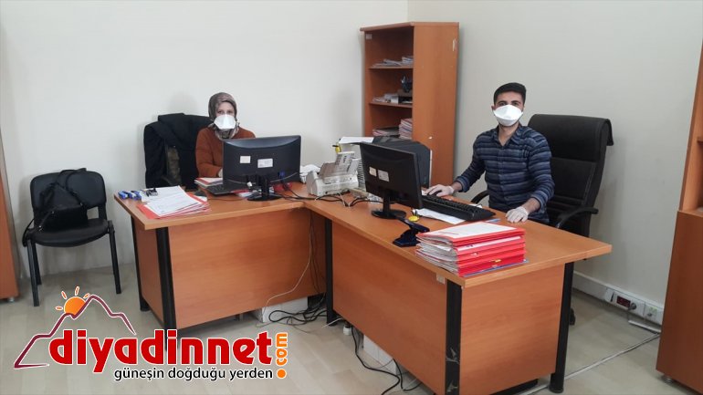 Yüksekova Adalet Sarayı'nda koronavirüs önlemleri