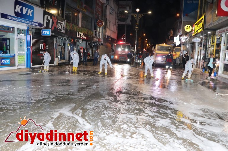 bayram temizliği Belediyesinden karşı Ağrı Kovid-19