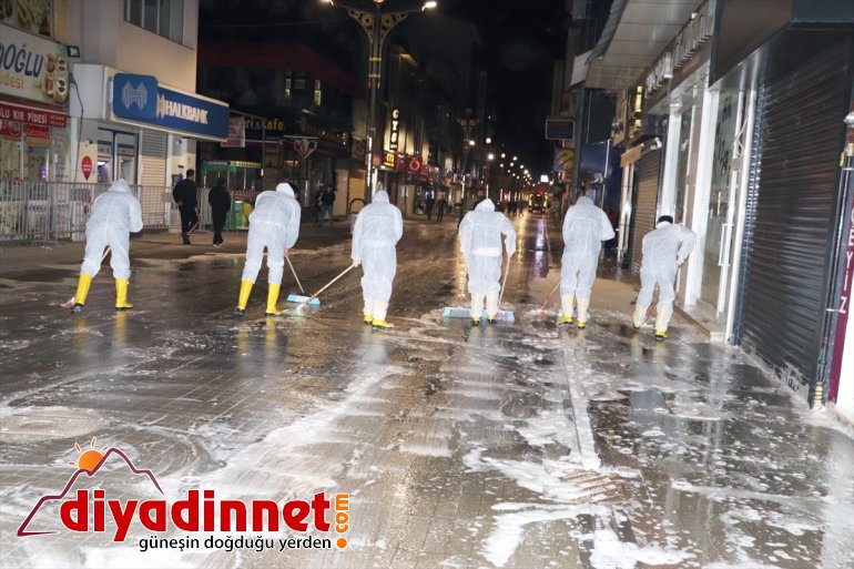 Belediyesinden temizliği Kovid-19
