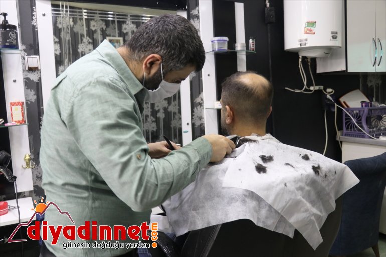 Ağrı da berber kuaför ve güzellik merkezleri yeniden faaliyette başladı6