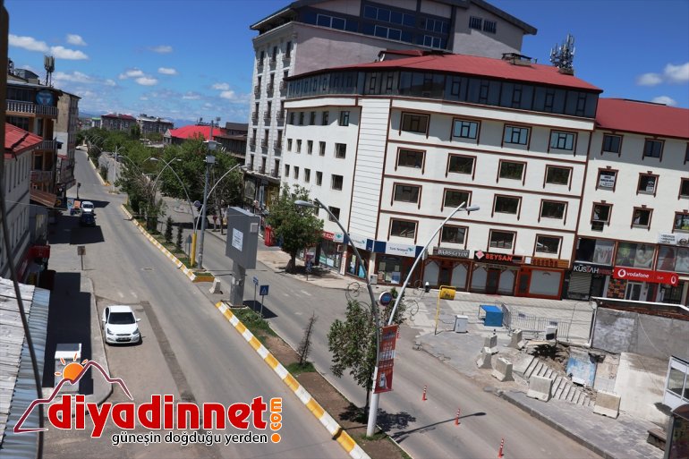 Ağrı'da Ramazan Bayramı'nın son günü de sokaklar boş kaldı