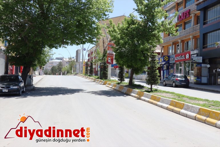 Ağrı da Ramazan Bayramı nın son günü de sokaklar boş kaldı6