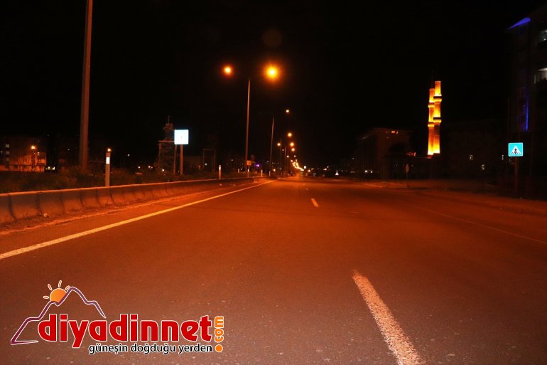 sokağa Ağrı, büründü kısıtlamasının sessizliğe çıkma ardından 7