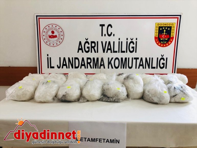 Ağrı'da 30 kilogram metamfetamin ele geçirildi