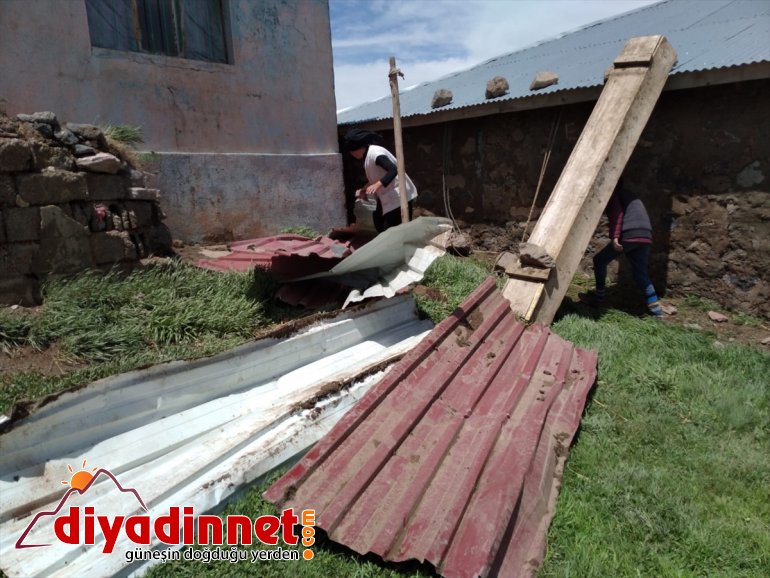 açtı şiddetli rüzgar yol hasara Ağrı