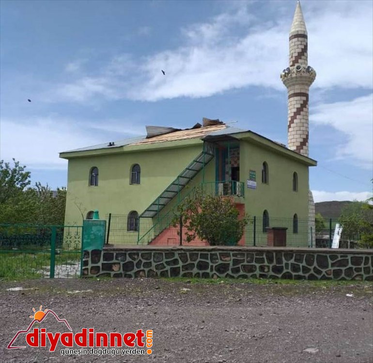 açtı yol rüzgar hasara Ağrı