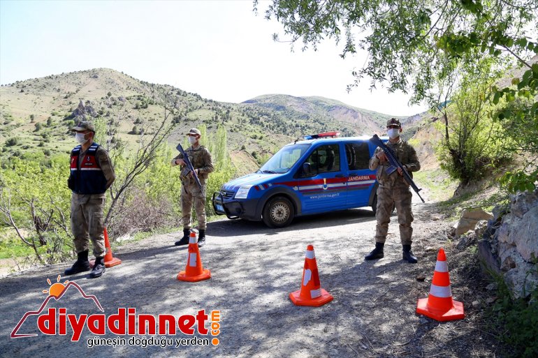 mahalle bir alındı karantinaya Erzurum