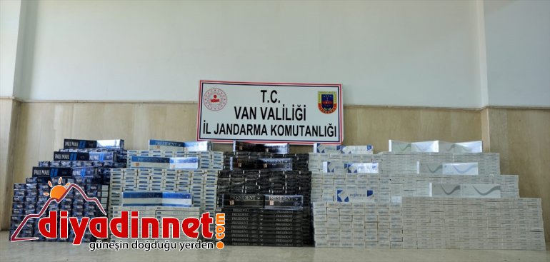 Van'da 20 bin paket kaçak sigara ele geçirildi