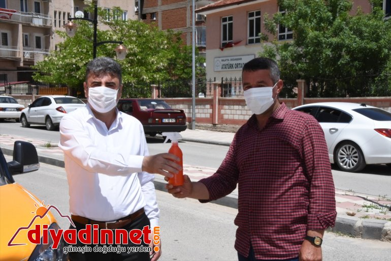 dağıtıldı esnafına maske ve şoför Doğanşehir