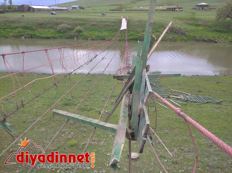 köprü, asma yıkıldı metrelik 110 nedeniyle Kars